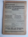 Gold. Hugo, herausgegeben von - Zeitschrift Für die Geschichte der Juden in der Tschechoslowakei