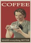  - Poster Koffie - Vintage
