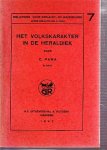 Pama, C. - Het volkskarakter in de heraldiek