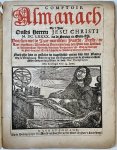  - Almanac 1690 | Een incomplete Comptoir Almanach voor 1690, 's-Gravenhage, wed. Jasper Dol [1689], met wit papier doorschoten met financiële aantekeningen. 4°, 66 pag.