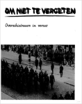 m. van der kooij - om niet te vergeten, overschieënaars in verzet