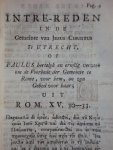 Jacobus de Groot - Verzameling van Leer-redenen, over verscheidene wigtige stoffen der H. Schriftuur