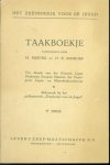 Nijborg M.  en H. E. Sondorp - Taakboekje behorende bij het geïllustreerde  Het zeepboekje voor de jeugd 3e druk