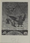 Plank, Heinz. - Exlibris voor Dr. H. Wiese. Plank, Heinz. - Exlibris voor Dr. H. Wiese.