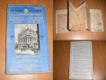 plattegrond / map - The Automobile Association Duplex Throughway Maps Of London (achterkant) And The Home Counties