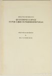 BURIDANUS, JOHANNES, JEAN BURIDAN - Questiones longe super librum perihermeneias. Edited with an introduction by R. van der Lecq.