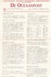 SMN - De Oceaanpost JP Coen 26 Augustus 1938 SMN - De Oceaanpost JP Coen 26 Augustus 1938