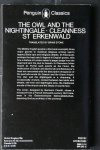 Brian Stone - The Owl  And The NIGHTINGALE; Cleanness; St. Erkenwald ; Translated and introduced by  Brian Stone