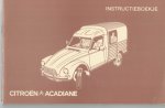 Citroën Nederland - 1981 CITROËN DYANE INSTRUCTIEBOEKJE (Nederlands)