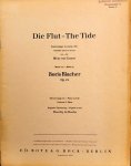 Blacher, Boris: - Die Flut - The Tide. Kammeroper in einem Akt von Heinz von Cramer. Op. 24. Klavierauszug von Johannes O. Hasse. Englische Übersetzung Dorothy de Reeder.