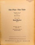 Blacher, Boris: - Die Flut - The Tide. Kammeroper in einem Akt von Heinz von Cramer. Op. 24. Klavierauszug von Johannes O. Hasse. Englische Übersetzung Dorothy de Reeder.
