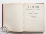 Water, Hendrik J. de - Edison - zijn leven en werken - met bandtekening en illustraties van F. Wijnand