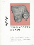 GODAKUMBURA.C.E - Terracotta heads.  GODAKUMBURA.C.E