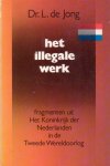 Jong, Dr. L. de - Het illegale werk. Fragmenten uit Het Koninkrijk der Nederlanden in de Tweede Wereldoorlog