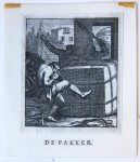 Luyken, Jan (1649-1712) and Luyken, Caspar (1672-1708) - Antique print/originele prent: De Pakker/The Packer. Luyken, Jan (1649-1712) and Luyken, Caspar (1672-1708) - Antique print/originele prent: De Pakker/The Packer.