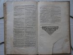 N.n.. - Generael register van alle de placaten, ordonnantien, resolutien, statuten en edicten, begrepen in de vier Deelen van het Groot Placaet-Boeck.  Vervattende I. Den korten Inhoudt van de Stucken en Saken soo als de selve vervolgens in yeder Deel...