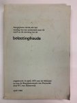 W.J. van Bijsterveld - Aangepaste versie van het verslag van een onderzoek naar de aard en de omvang van de belastingfraude