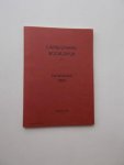 red. - Landsmans bookshop. Catalogue 1985.