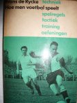 Rycke, Frans de - Hoe men voetbal speelt. Techniek, spelregels, tactiek, training en oefeningen