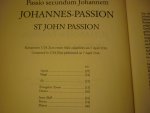Bach; J. S.  (1685-1750) - Johannes-Passion; BWV 245; fur soli, chor und orchester(Nach dem quellen herausgegeben von G. Rosler und C. Eberhardt))
