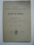 KUYPER, DR. A., - Is er aan de publieke universiteit ten onzent plaats voor een faculteit der Theologie ? Referaat.