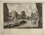 J. Bulthuis, K.F. Bendorp - Antieke prent Friesland: De Vischmarkt te Leeuwarden.
