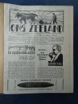 Berg, Antoine van den Berg (red.). - Ons Zeeland, geïllustreerd weekblad. Complete, ingebonden, derde jaargang (no. 1 t/m 50 + kerstnummer 1928).