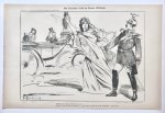 Braakensiek, Johan (1858-1940) - [Original lithograph/lithografie by Johan Braakensiek] Het Duitsche Volk en Keizer Wilhelm, 26 October 1902, 1 pp.