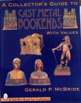Gerald P. McBrid - Cast metal bookends ,collectors guide with values