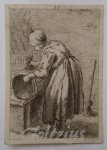 MARE, PIETER DE (1757-1796), - Woman scouring a barrel