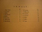 Kindermann; Johann Erasmus (1616 - 1665) - Tanzstucke fur klavier (herausgegeben von Richard Baum) - 1929; 14 kleine stukken Kindermann; Johann Erasmus (1616 - 1665) - Tanzstucke fur klavier (herausgegeben von Richard Baum) - 1929; 14 kleine stukken