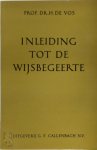 H. de Vos 233377 - Inleiding tot de wijsbegeerte