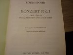 Spohr; Louis - Clarinet Concerto No. 1 in C minor Op. 26 - herausgegeben von Friedrich Demnitz