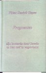 Gispen, Willem Hendrik - Fragmenten: zijn boottocht door Utrecht en hem zelf in vogelvlucht *met GESIGNEERDE brief*