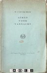W.J. Van der Molen - Gered voor vannacht