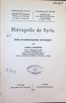 Godefroy Goossens - Hiérapolis de Syrie , essai de monographie historique