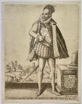 Sichem, Christoffel van I (1546-1624) - Antique Engraving 1601 - Portrait of Matthias of Austria [LA GRANDE CRONIQUE... (1601): set title] - C. Van Sichem, published 1601, 1 p.