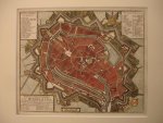 Middelburg. Stadsplattegrond. - Nieuwe Grondtekening van Middelburg.