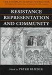 Peter Blickle - Resistance, Representation, and Community The Origins of the Modern State in Europe, 13th-18th Century