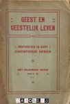 L.K. - Geest en Geestelijk leven. Inspiraties in acht concentrische kringen. Eerste deel
