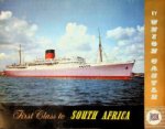 Union-Castle-Line - Brochure Union-Castle Line, first class to South Africa