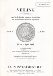  - Veiling van Nederlandse munten, penningen en buitenlandse munten algemeen 1955 - 1980.