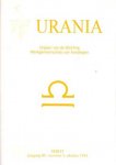  - Urania. Orgaan van de Stichting Werkgemeenschap van Astrologen. jaargang 89, nr. 4, October 1995 Herfst
