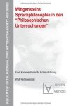 Kellerwessel, Wulf: - Wittgensteins Sprachphilosophie in den "Philosophischen Untersuchungen" : eine kommentierende Ersteinführung.