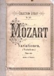 Mozart Wolfgang Amadeus - Variationer Piano Solo