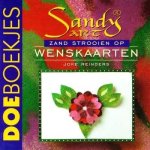 J. Reinders - Sandy Art zand strooien op wenskaarten / Doeboekjes
