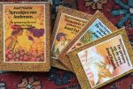 Andersen, Hans Christian (tekst) en Josef Palacek (illustraties) - Sprookjes van Andersen: De varkenshoeder & De prinses op de erwt & Onnozele Hans (3 boekjes in cassette)