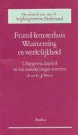 Frans Hemsterhuis 126099 - Waarneming en werkelijkheid Geschiedenis van de wijsbegeerte in Nederland
