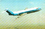  - ansichtkaart  FOKKER FELLOWSHIP F-28