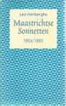 Leo Herberghs. Vormgeving Piet Gerards - Maastrichtse Sonnetten 1954 / 1993